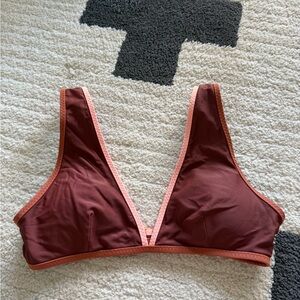 Women's Intimates V-Neck Bralette - Brown